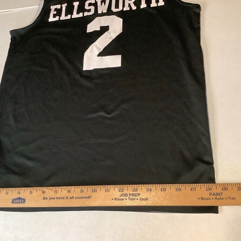 NBA Bucks #2 Ellsworth Jersey Size Large Alleson Athletic Reversible Black/White - Picture 10 of 11